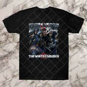 Bucky Barnes Black T Shirt